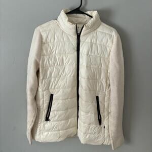 Lou & Grey Women's Cream Quilted Jacket size large